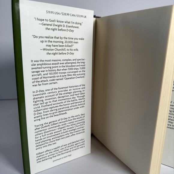 D Day Turning Points In History By Martin Gilbert - Hardcover - Picture 7 of 8